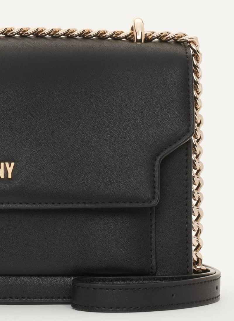 Black / Gold DKNY Millie Bags Shoulder Bags | USA-D1664