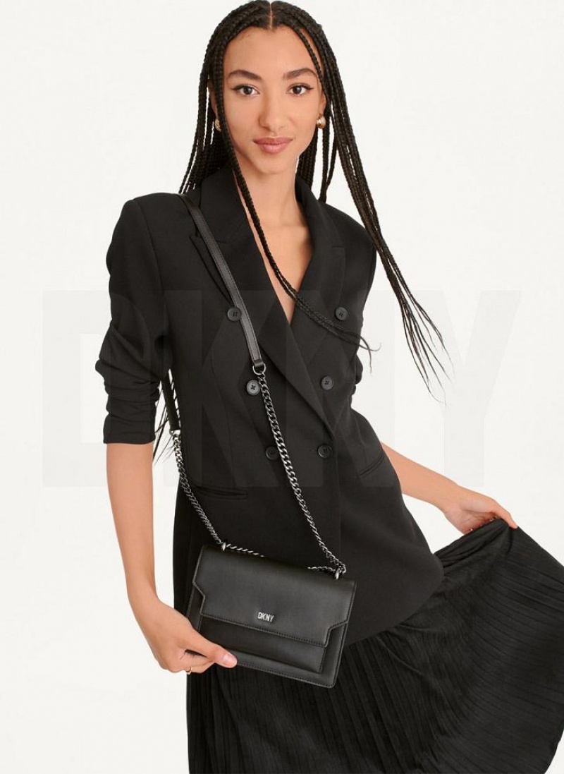 Black / Grey DKNY Millie Bags Shoulder Bags | USA-D1354