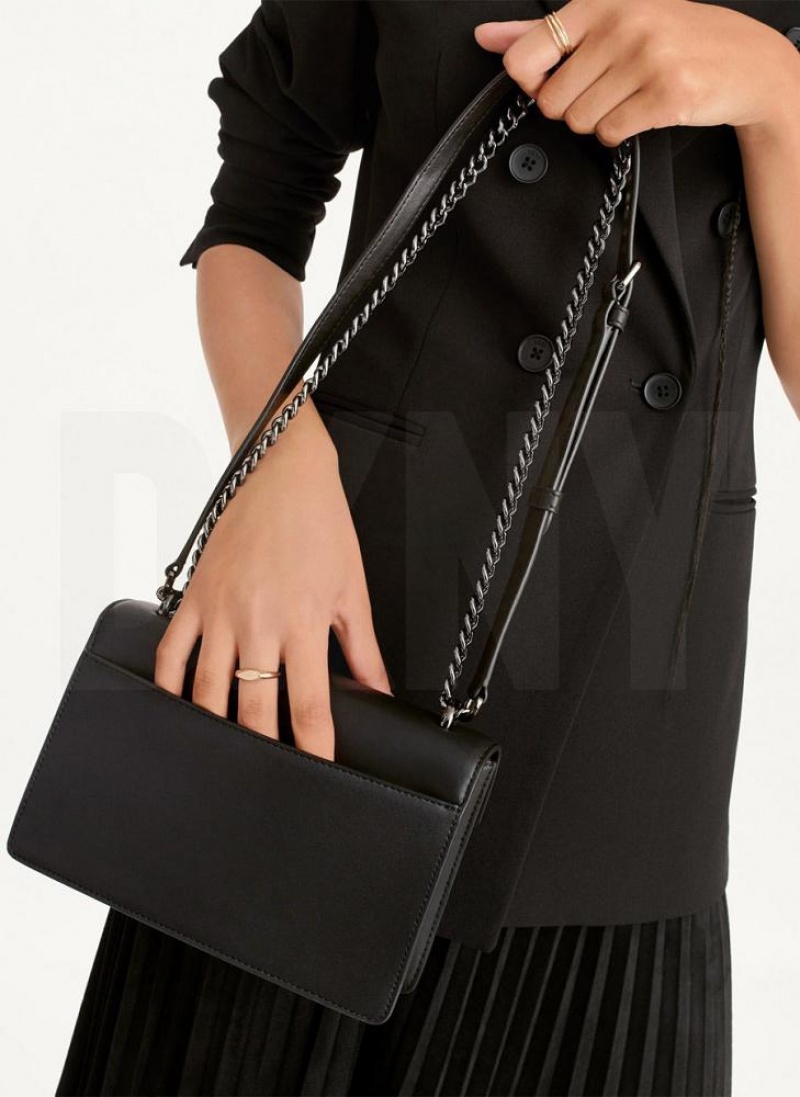 Black / Grey DKNY Millie Bags Shoulder Bags | USA-D1354