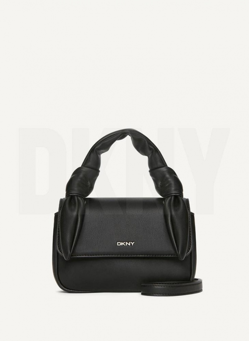 Black / Silver DKNY Sophie Bags Crossbody Bags | USA-D1699
