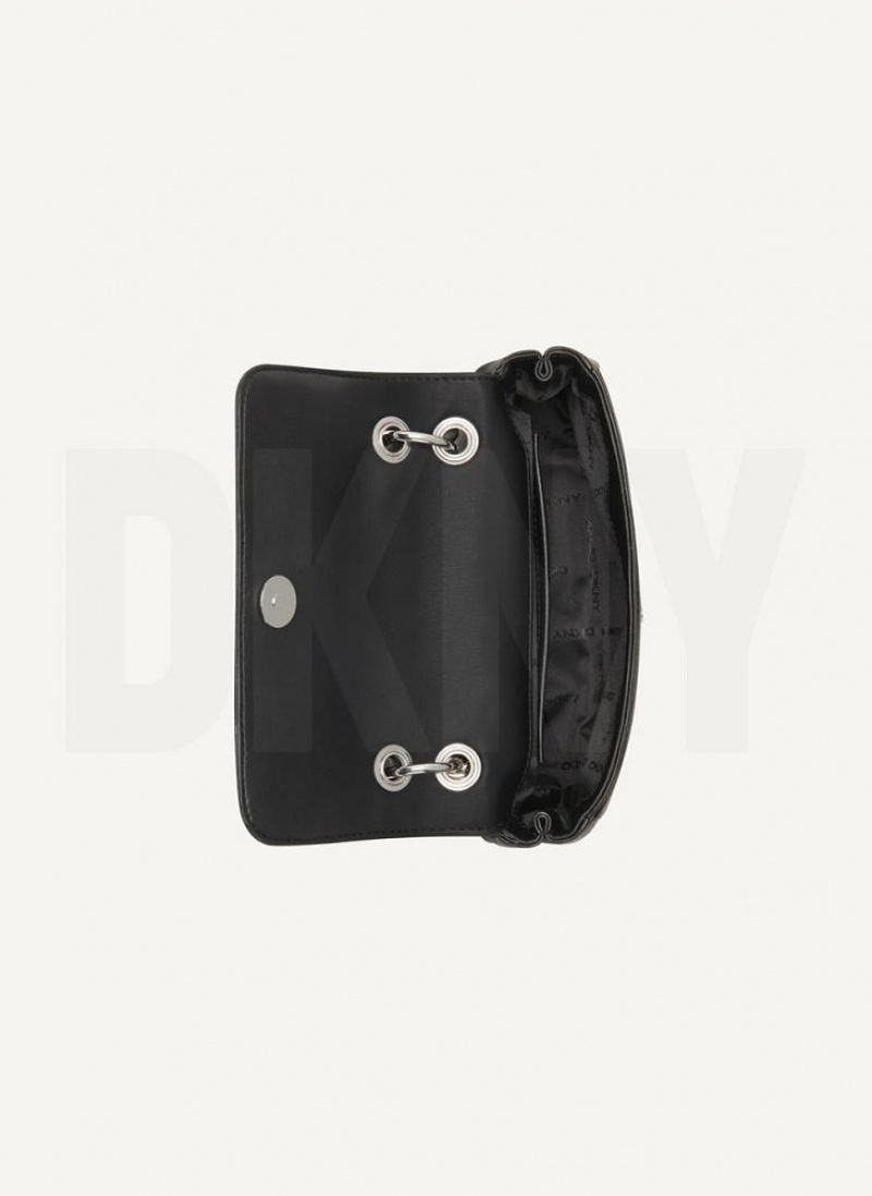 Black / Silver DKNY Sophie Bags Crossbody Bags | USA-D1699