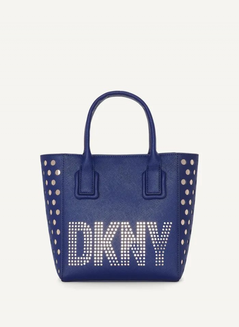 Blue DKNY Essex Saffiano Small Bags Tote Bags | USA-D1425