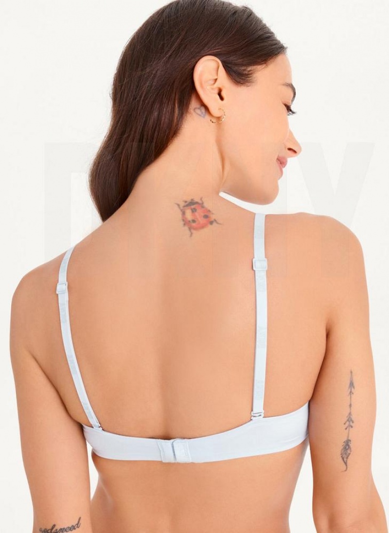 Blue DKNY Litewear Wirefree Women's Bras | USA-D1100