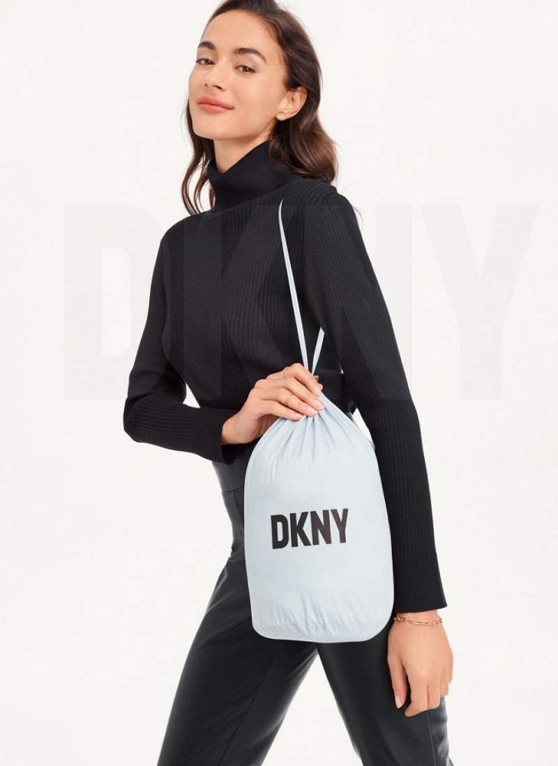 Blue DKNY Packable Women's Coats | USA-D1141