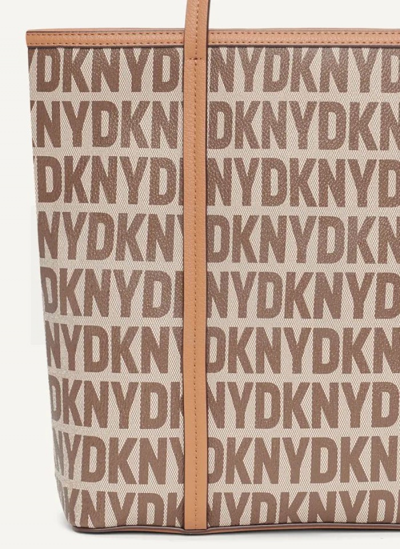 Brown DKNY 7th Ave Medium Bags Tote Bags | USA-D0309