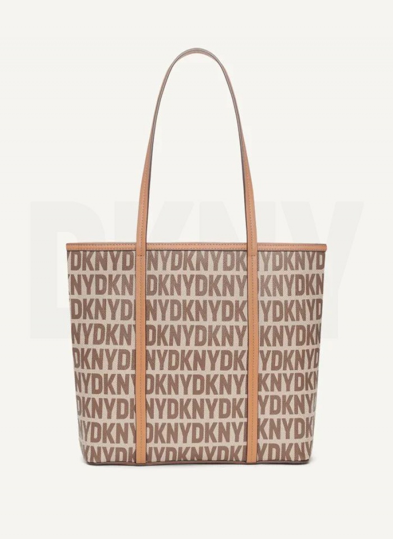 Brown DKNY 7th Ave Medium Bags Tote Bags | USA-D0309