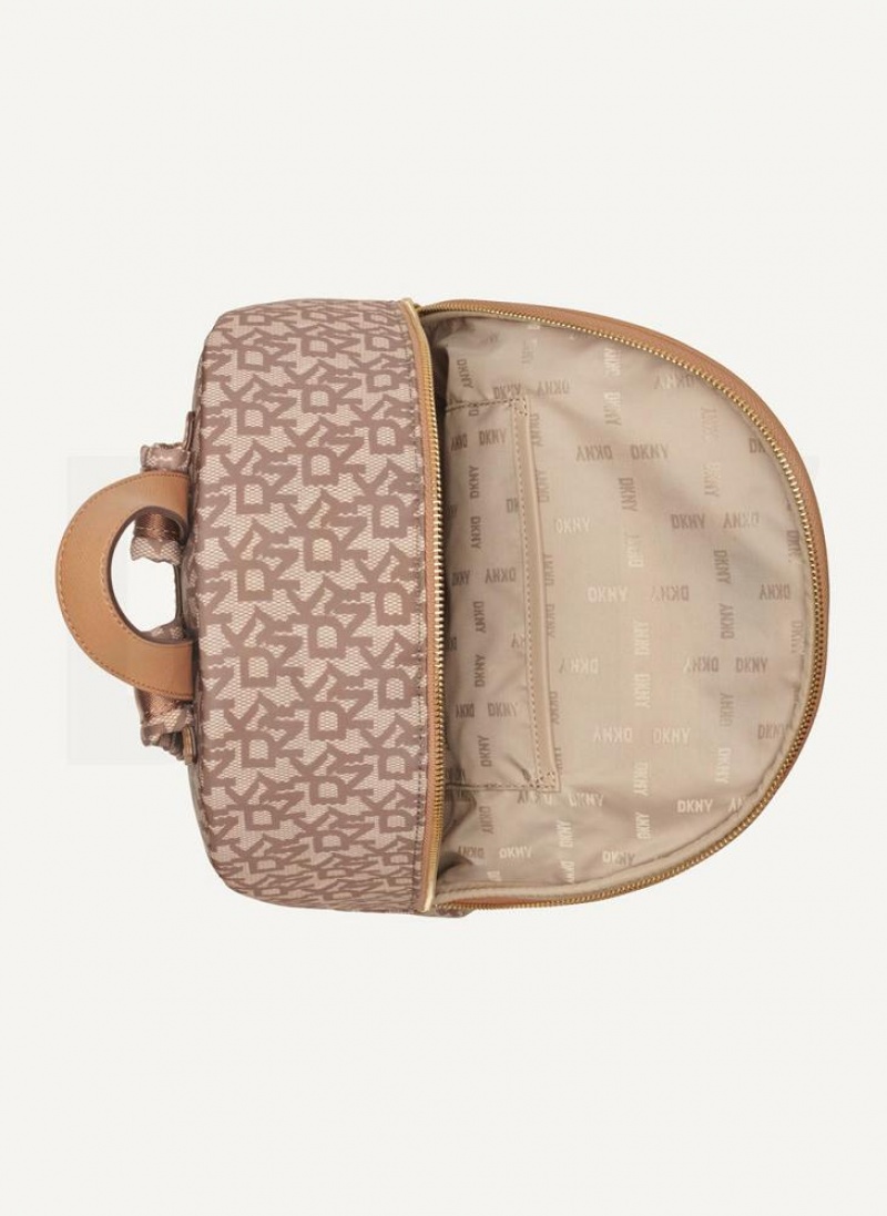 Brown DKNY Casey Bags Backpacks | USA-D1644