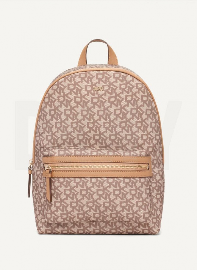 Brown DKNY Casey Bags Backpacks | USA-D1644