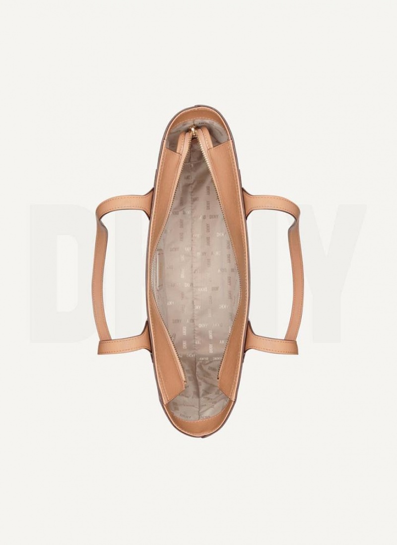 Brown DKNY Ines Bags Tote Bags | USA-D0686