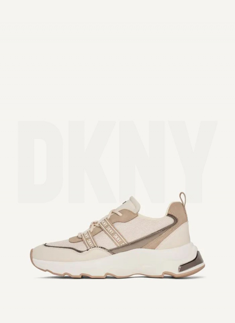 Brown DKNY Justine Slip On Shoes Sneakers | USA-D1543