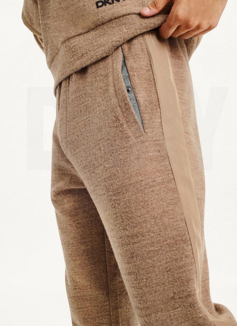 Brown DKNY Lounge Men's Pants | USA-D1808
