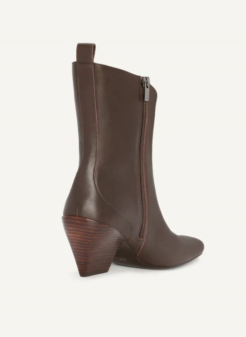 Brown DKNY Luna Shoes Boots | USA-D0413