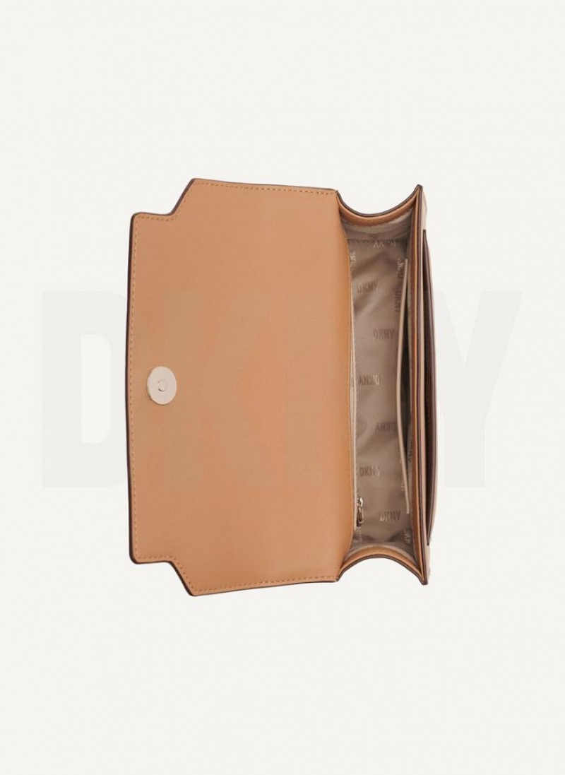 Brown DKNY Millie Bags Shoulder Bags | USA-D1049