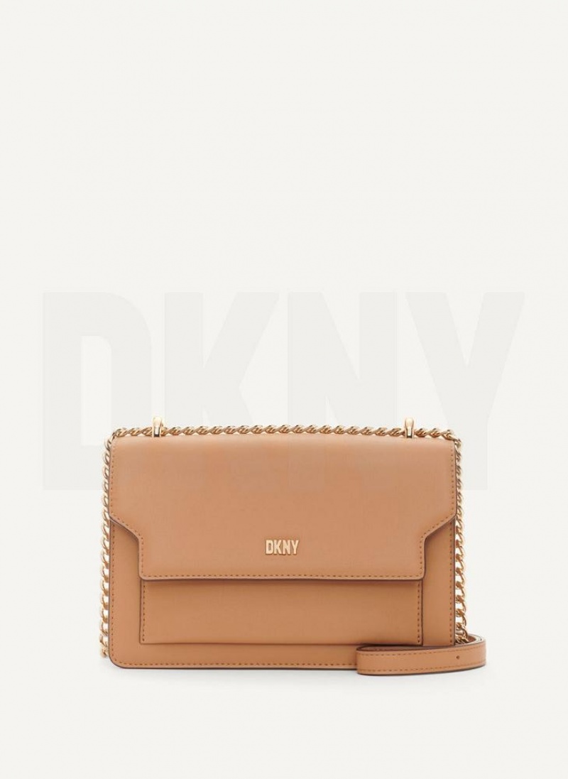 Brown DKNY Millie Bags Shoulder Bags | USA-D1049