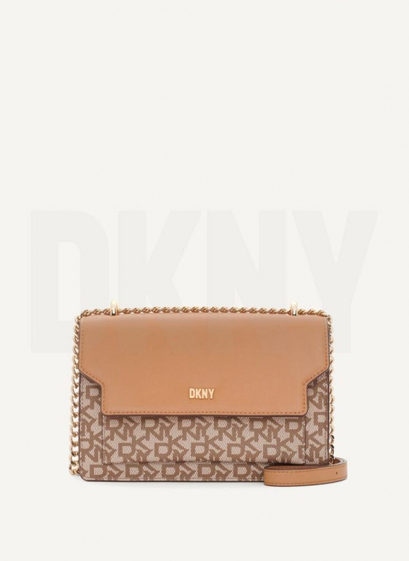 Brown DKNY Millie Bags Shoulder Bags | USA-D0233