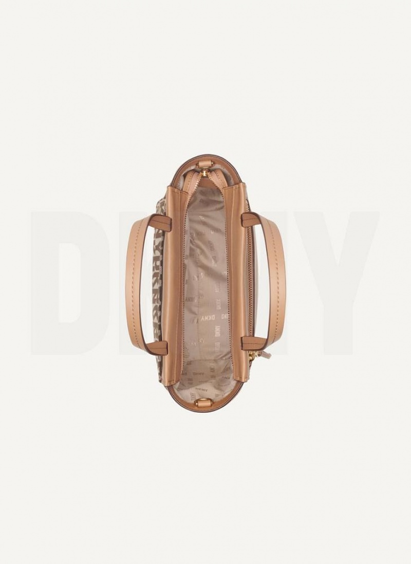 Brown DKNY Pax North-South Bags Tote Bags | USA-D1299