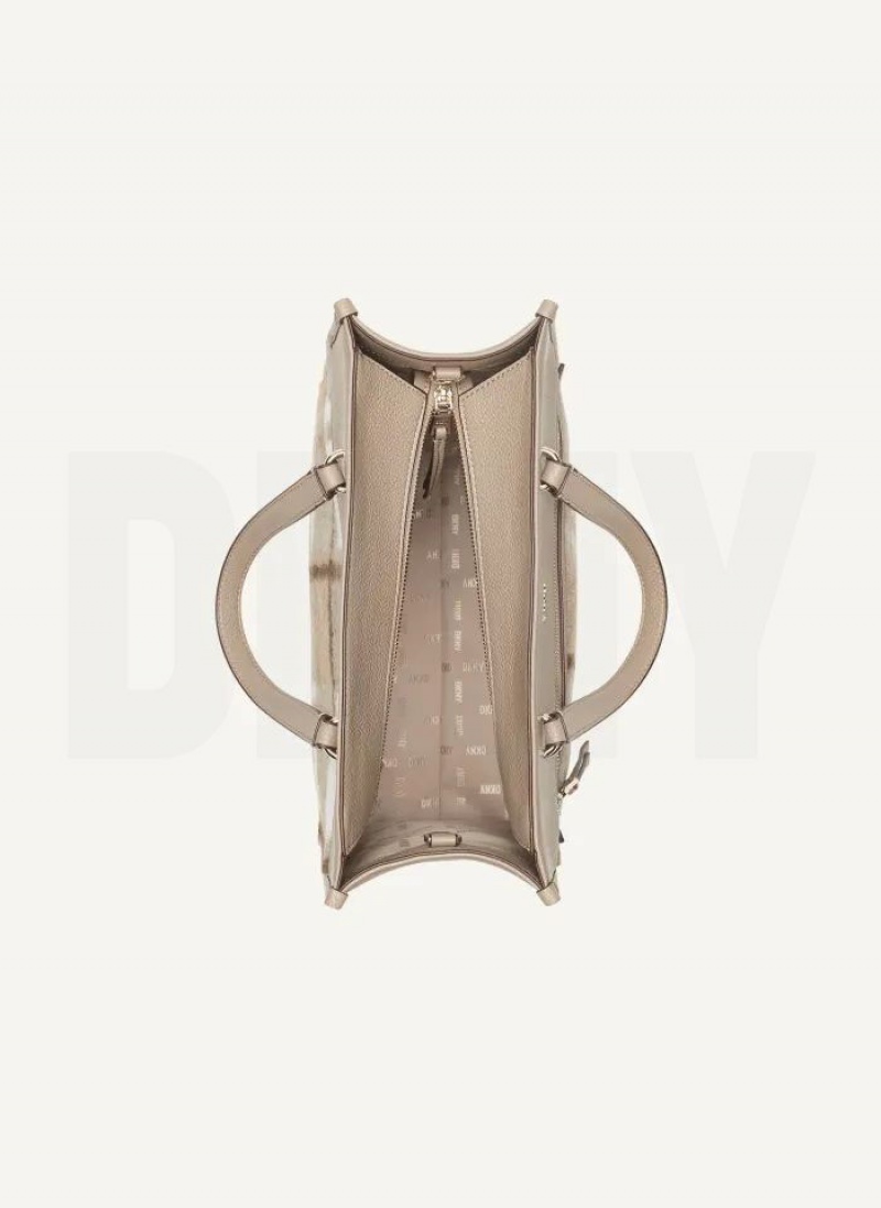 Brown DKNY ZOIE MD Bags Tote Bags | USA-D1938