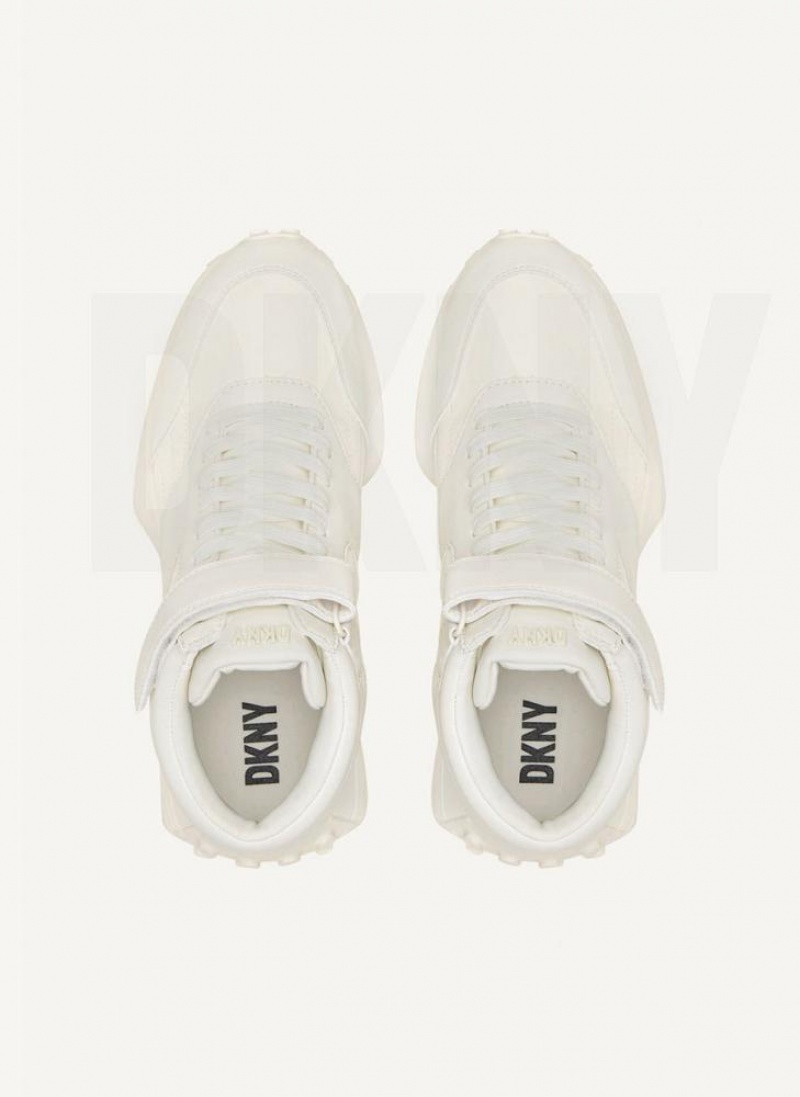 Cream DKNY Noemi Shoes Sneakers | USA-D1012