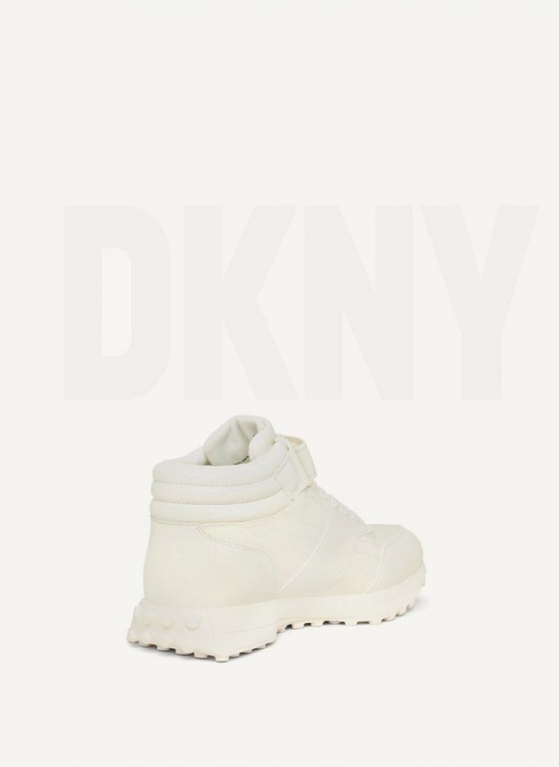 Cream DKNY Noemi Shoes Sneakers | USA-D1012