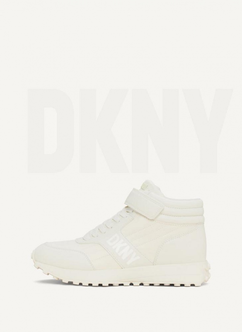 Cream DKNY Noemi Shoes Sneakers | USA-D1012