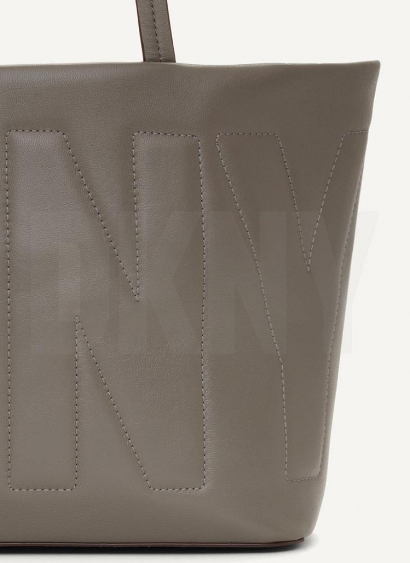 Dark Grey DKNY Elsa Medium Bags Tote Bags | USA-D0827