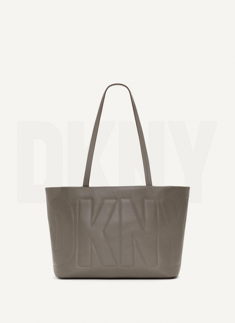 Dark Grey DKNY Elsa Medium Bags Tote Bags | USA-D0827