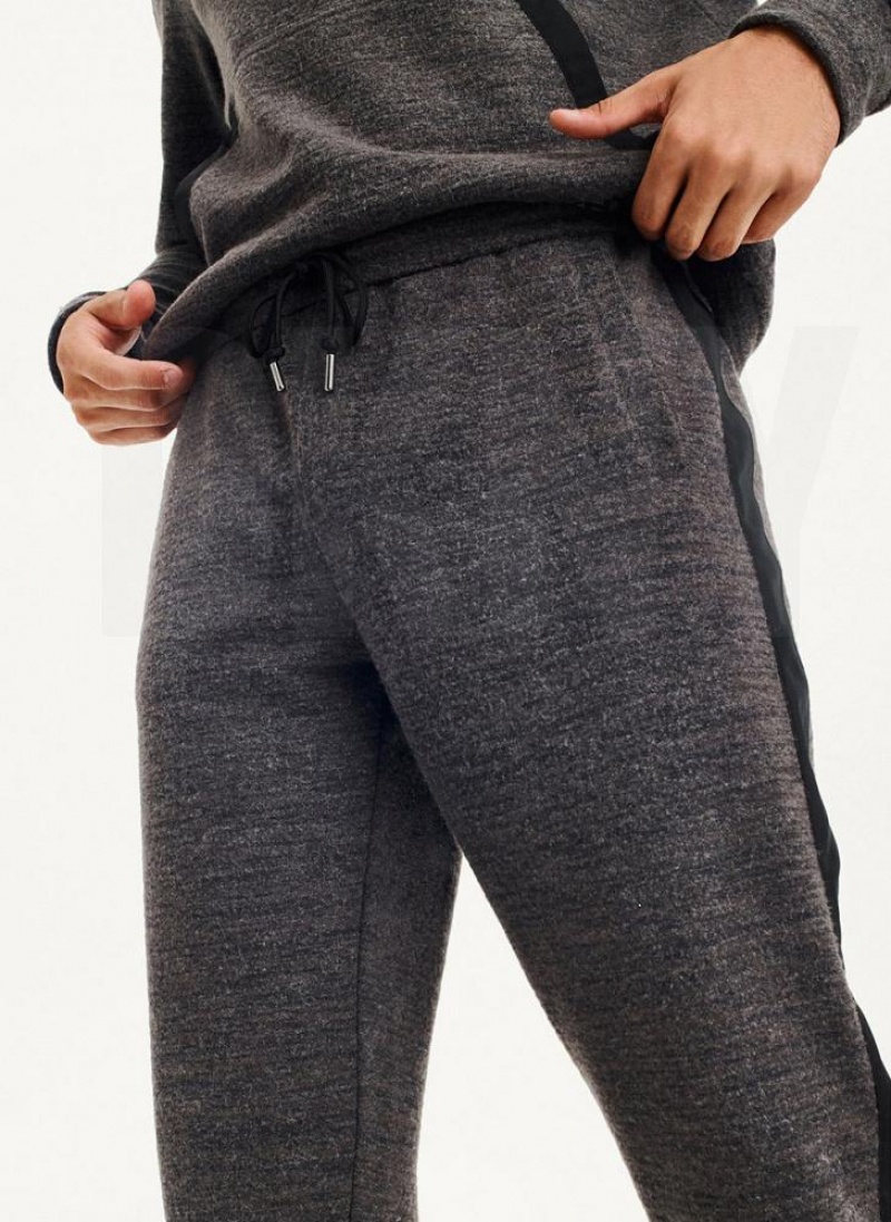 Dark Grey DKNY Lounge Men's Pants | USA-D1024