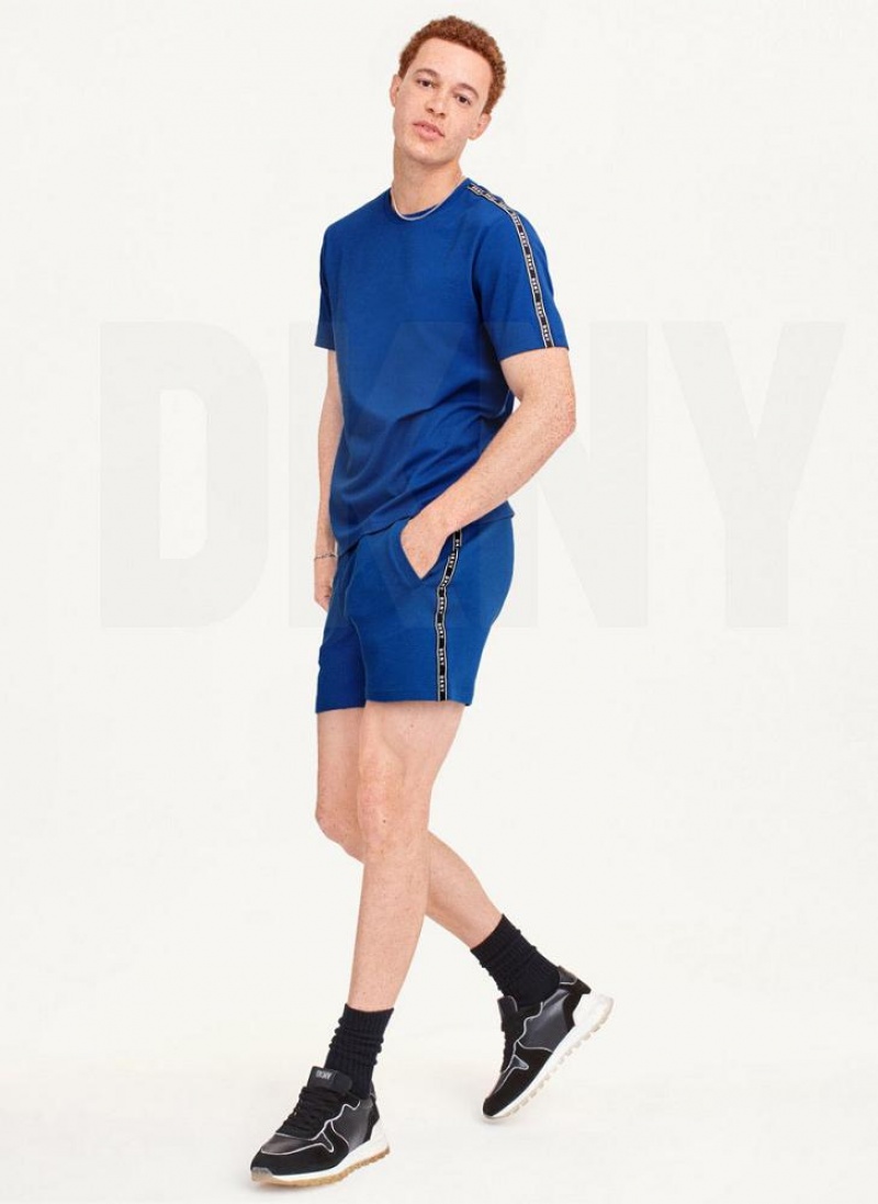Deep Blue DKNY Tenniss Men's Shorts | USA-D1732