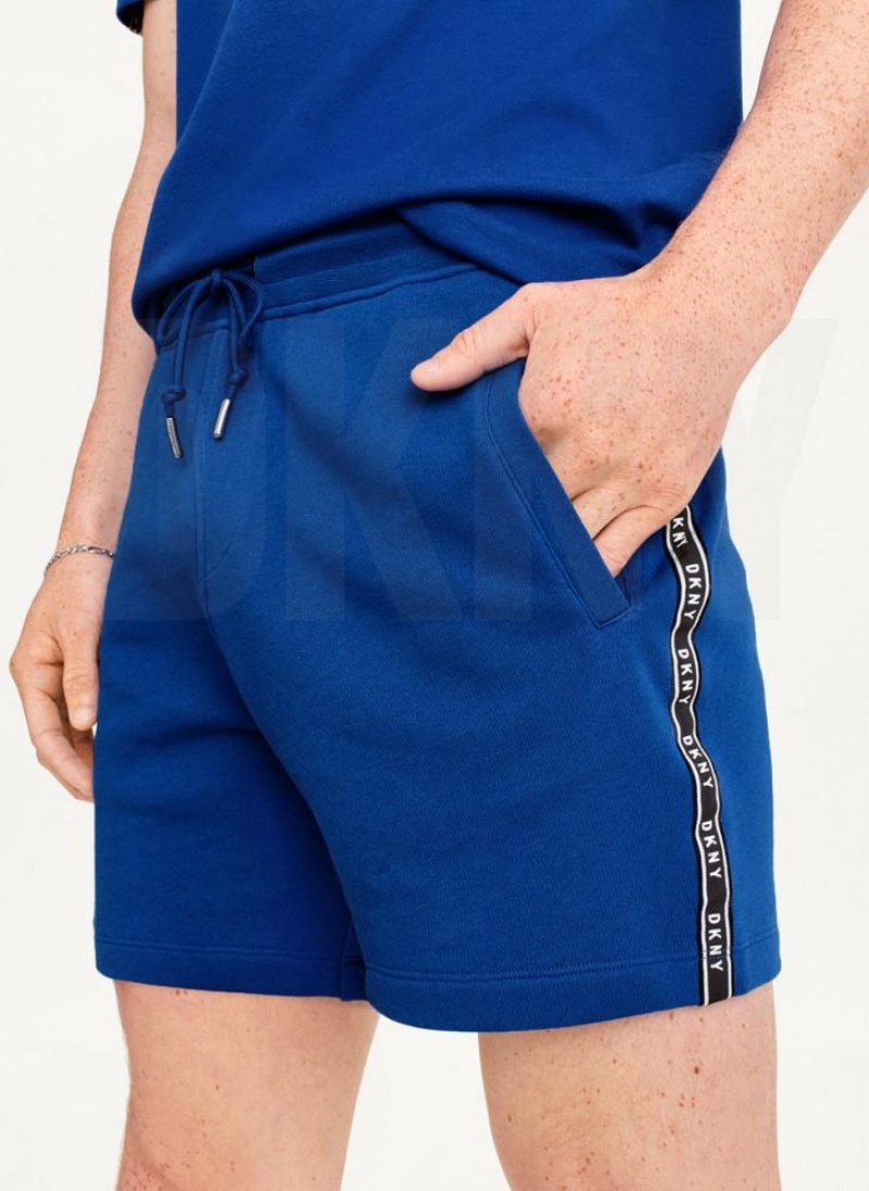 Deep Blue DKNY Tenniss Men\'s Shorts | USA-D1732