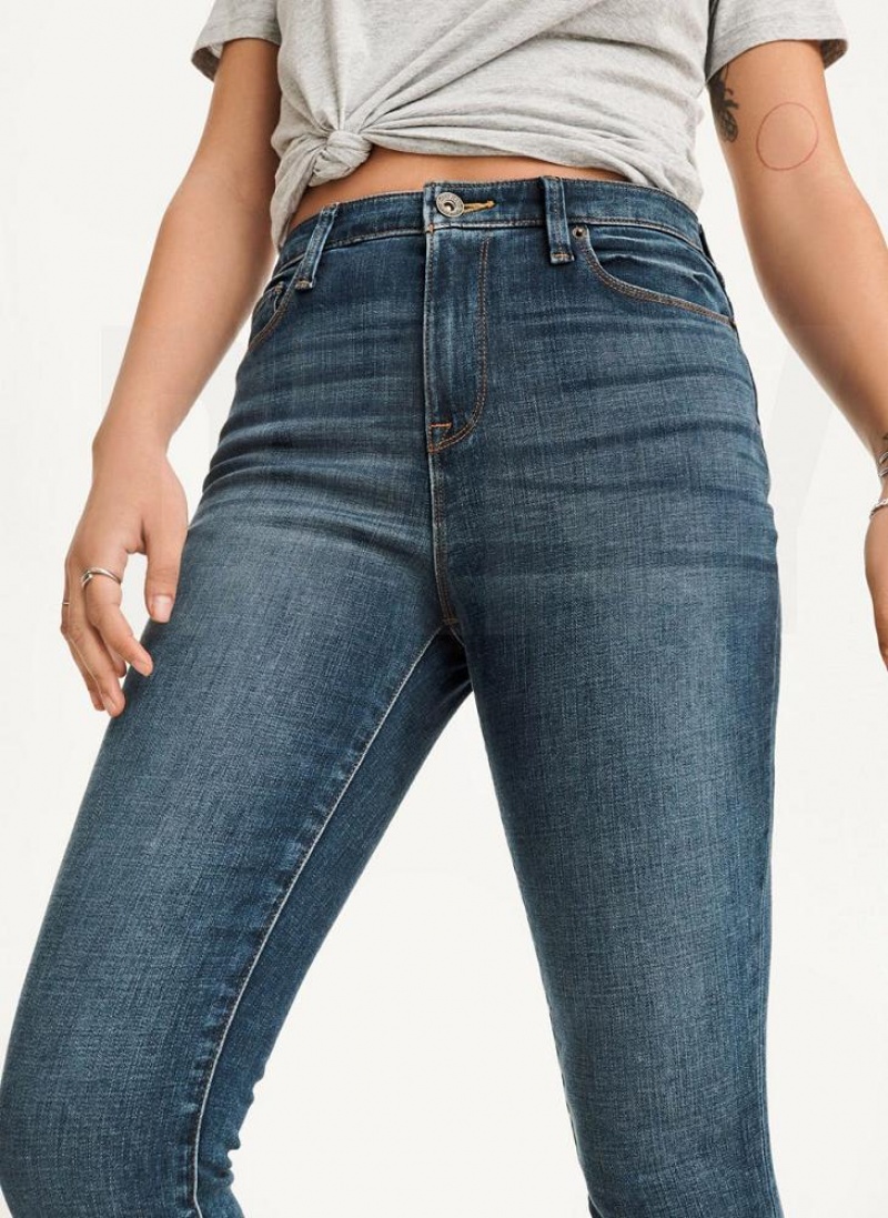 Deep Indigo DKNY High Rise Skinny Women\'s Jeans | USA-D1532