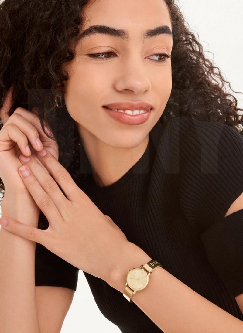 Gold DKNY Soho Women's Watches | USA-D1653