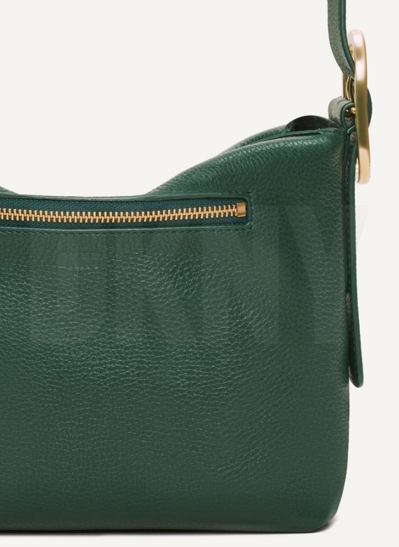 Green DKNY Medium Buckle Bags Crossbody Bags | USA-D0481