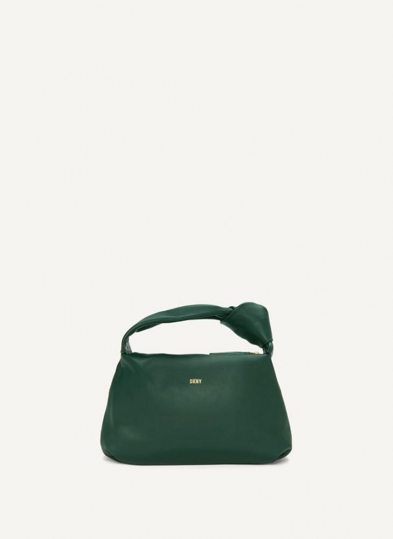 Green DKNY Mini Modernist Knot Bags Tote Bags | USA-D1403