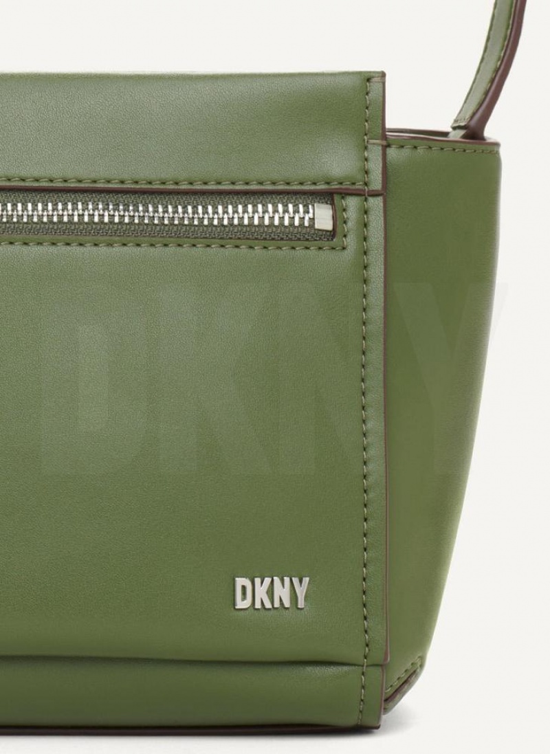 Green DKNY Pax Bags Crossbody Bags | USA-D0704