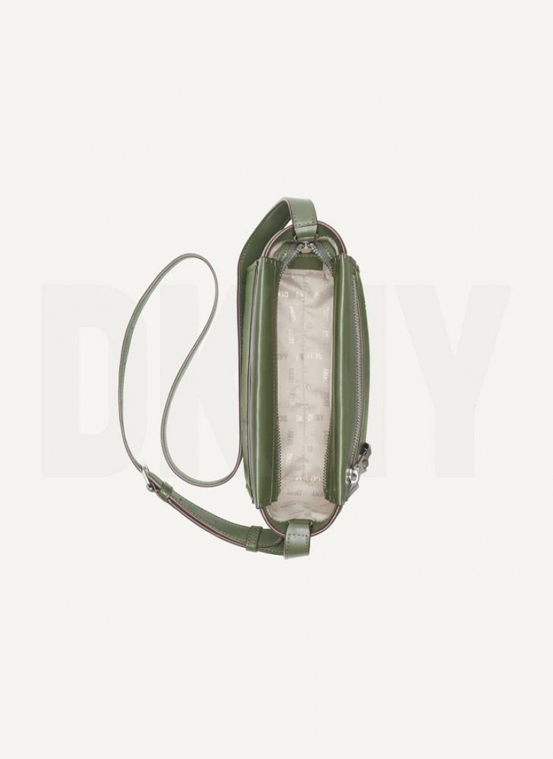 Green DKNY Pax Bags Crossbody Bags | USA-D0704