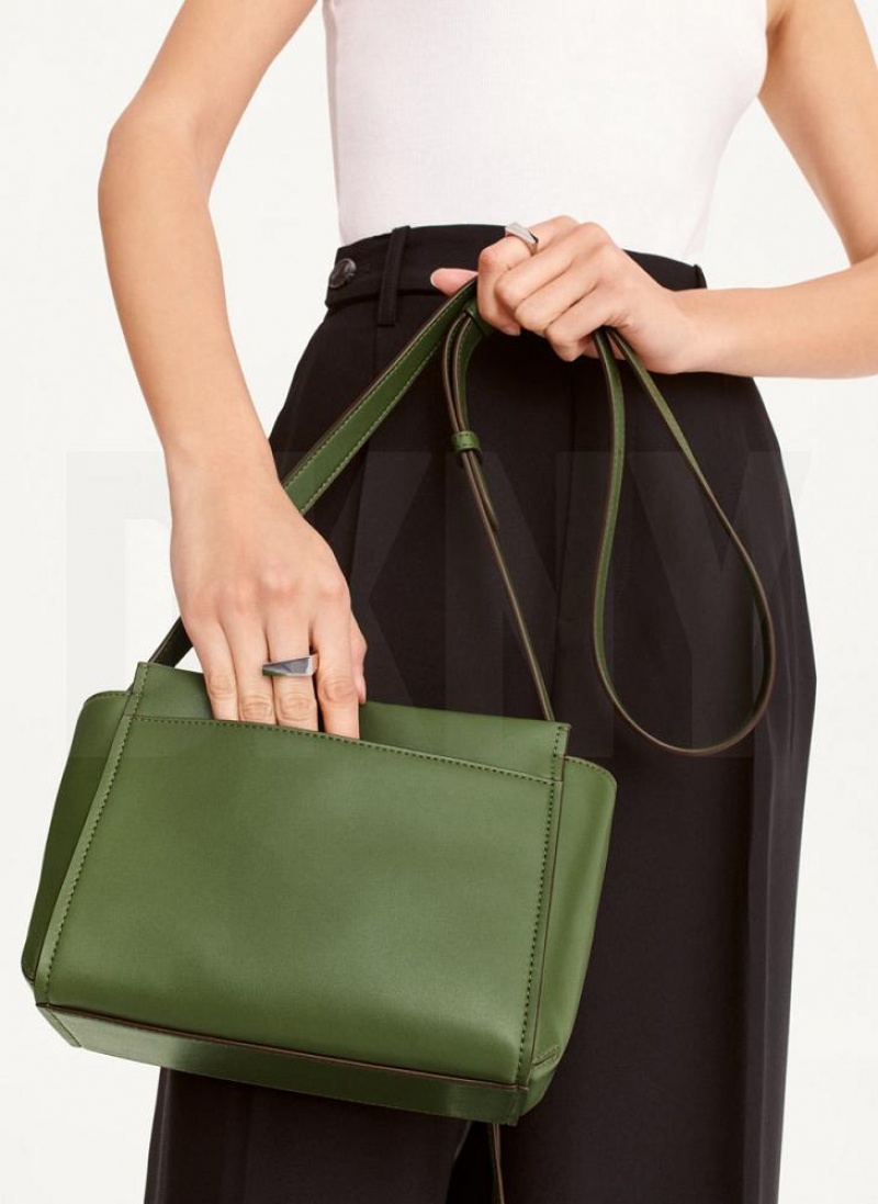 Green DKNY Pax Bags Crossbody Bags | USA-D0704