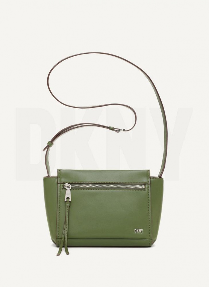 Green DKNY Pax Bags Crossbody Bags | USA-D0704