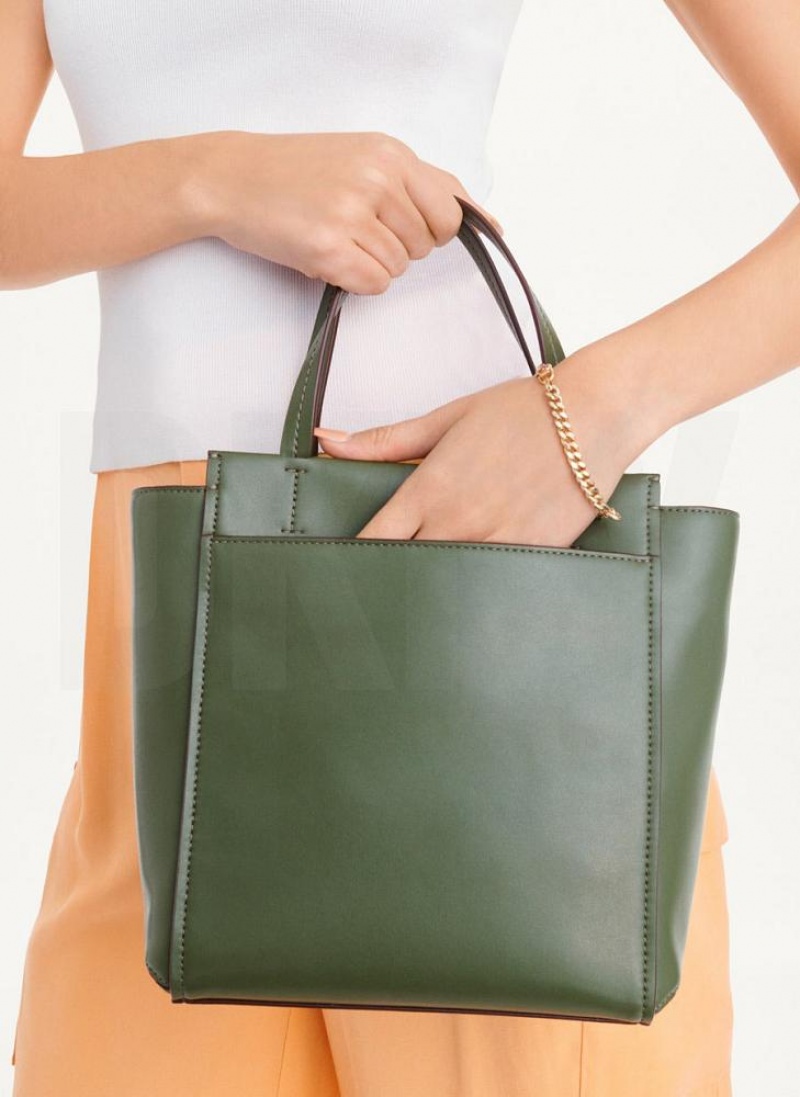 Green DKNY Pax North-South Bags Tote Bags | USA-D0180