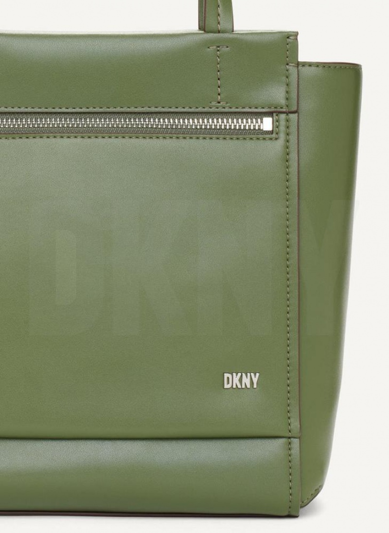 Green DKNY Pax North-South Bags Tote Bags | USA-D0180