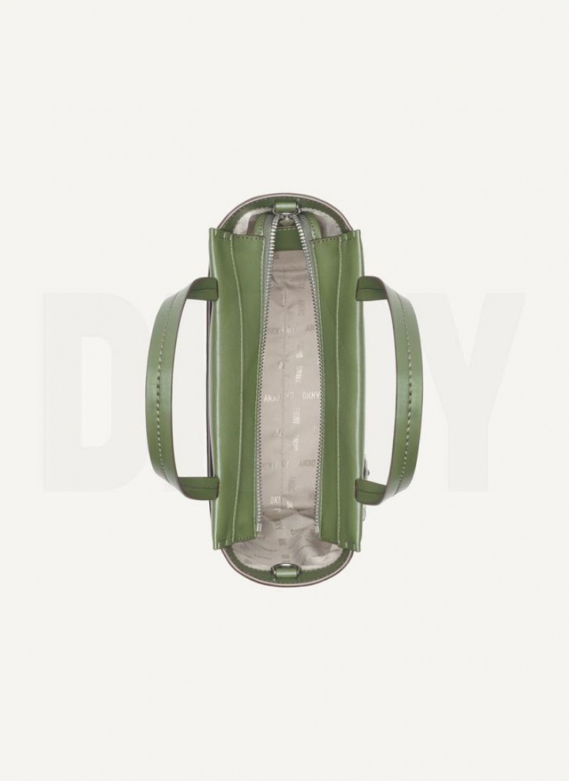 Green DKNY Pax North-South Tote Bags Crossbody Bags | USA-D0894
