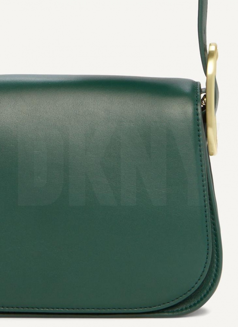 Green DKNY Saddle Bags Shoulder Bags | USA-D0913
