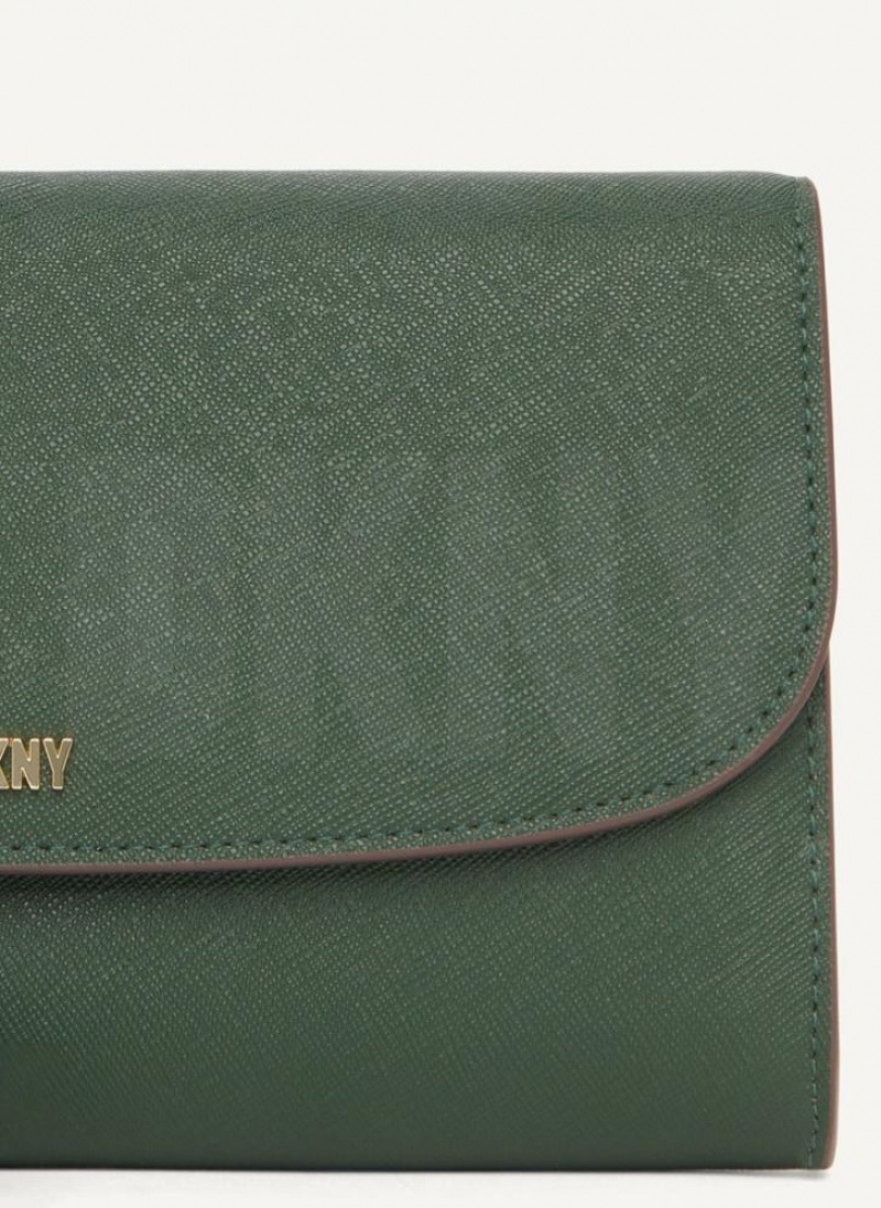 Green DKNY Sidney On A Chain Bags Wallets | USA-D1128