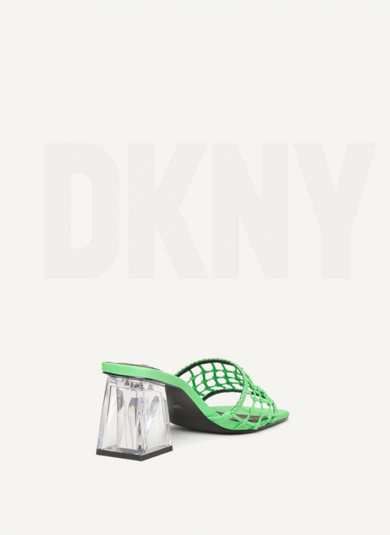 Green DKNY Vittoria Shoes Heels | USA-D0267