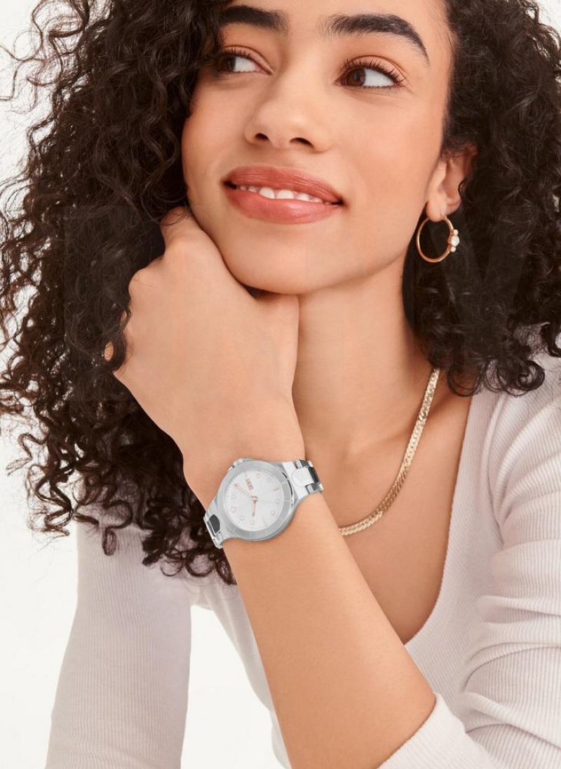 Grey DKNY Chambers Women's Watches | USA-D0273