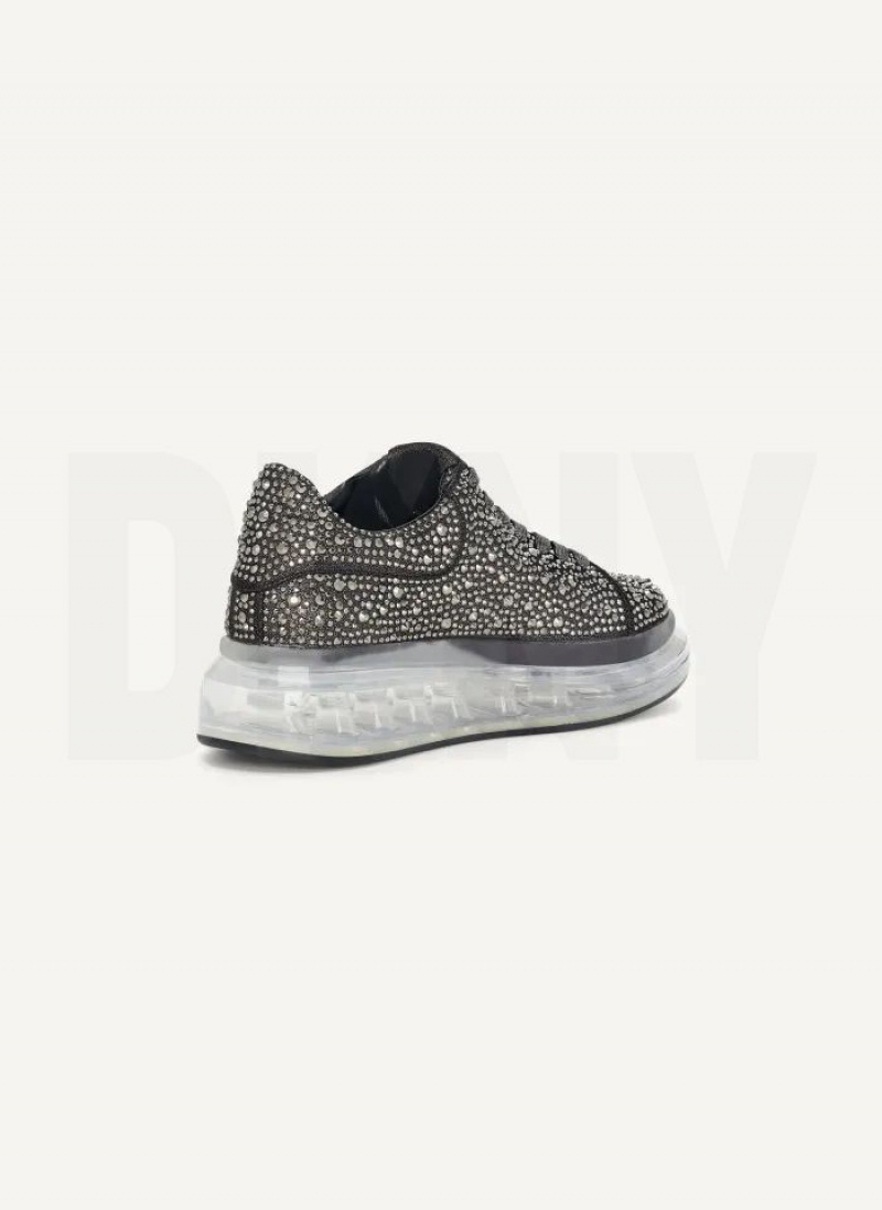Grey DKNY Kandas Lace up Shoes Sneakers | USA-D0506