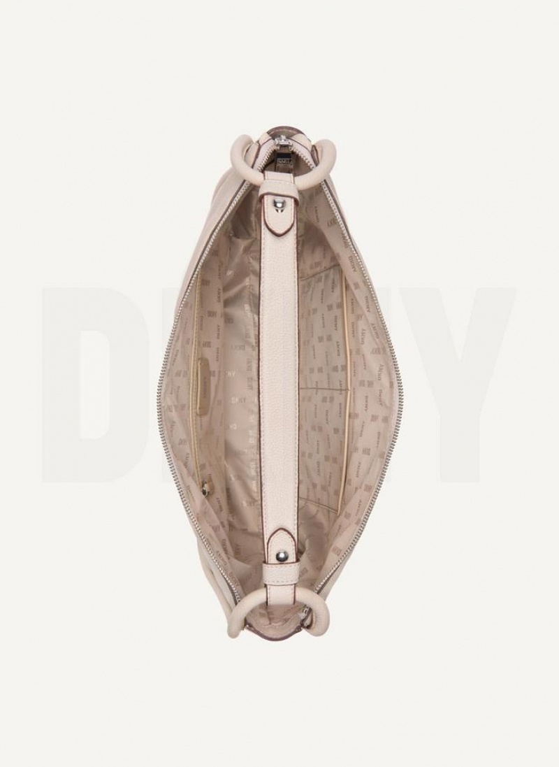 Grey DKNY Phoebe Hobo Bags Tote Bags | USA-D1164