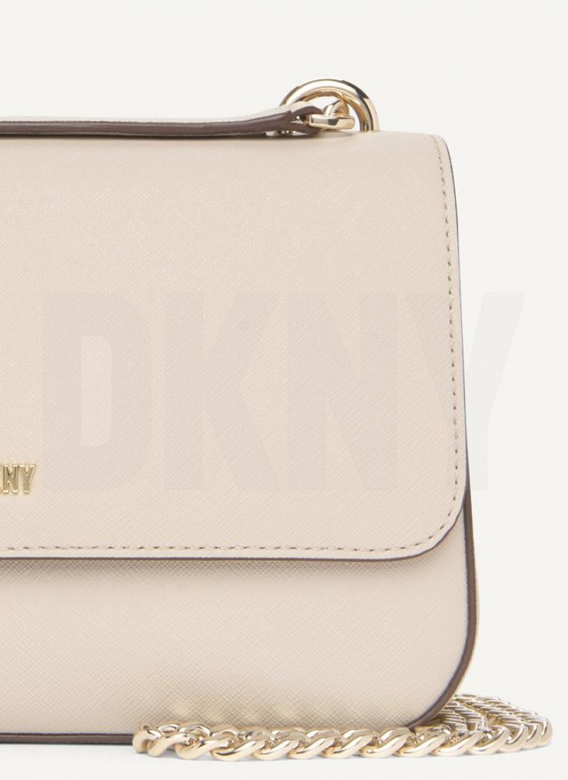 Grey DKNY Sina Flap Bags Shoulder Bags | USA-D0218