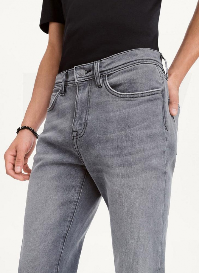 Grey DKNY Skinny Grey Wash Men's Jeans | USA-D1471
