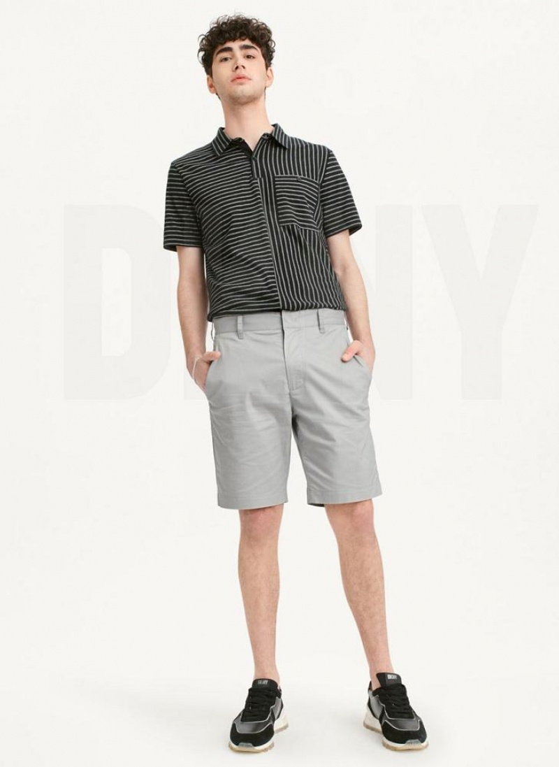 Grey DKNY Tech Men's Shorts | USA-D0807