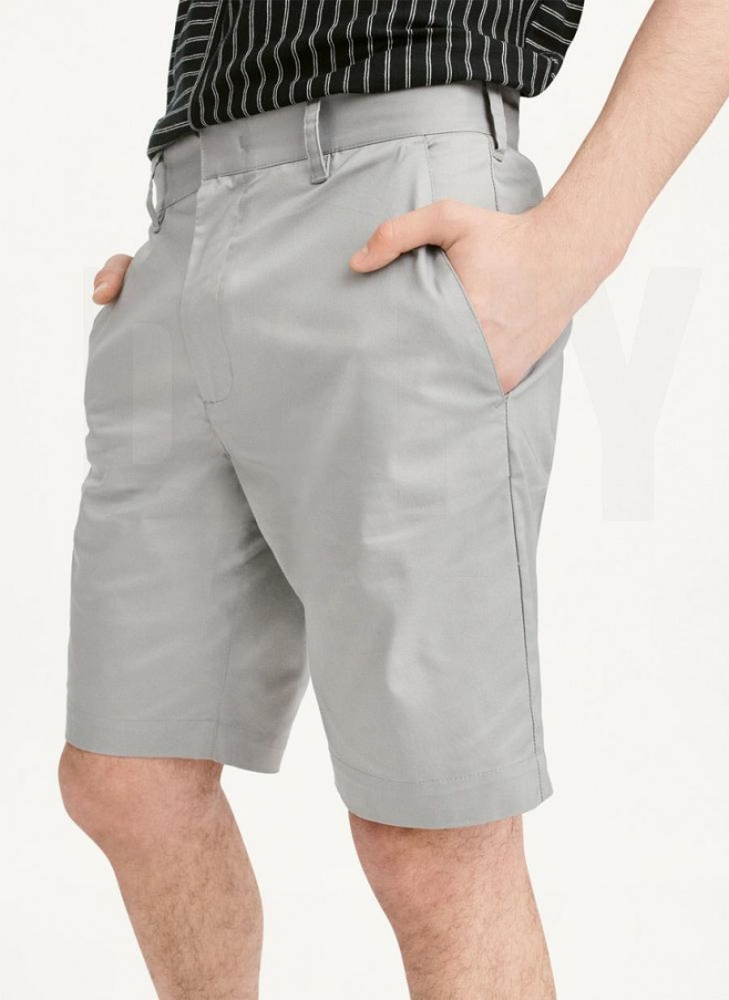 Grey DKNY Tech Men's Shorts | USA-D0807